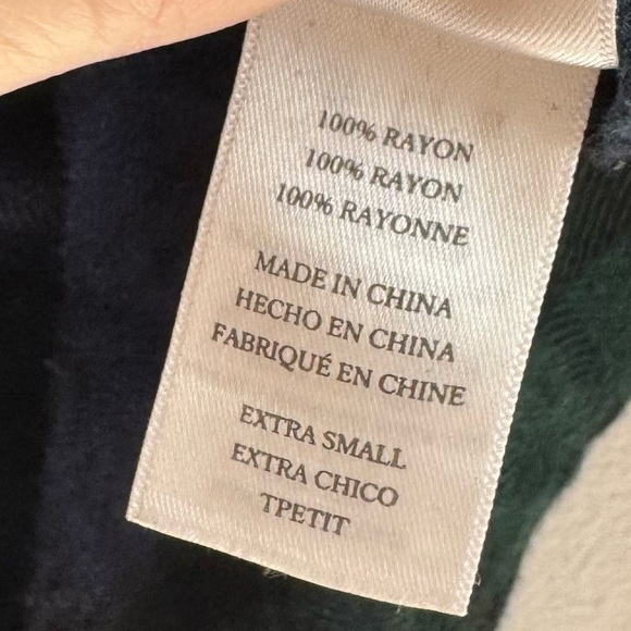 Rails Hunter Button Down Top in Midnight Forest, Size XS - Picture 6 of 7